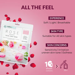 Rose Facial Sheet Mask