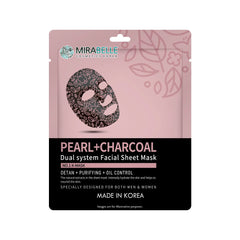 Pearl + Charcoal Dual System Facial Sheet Mask