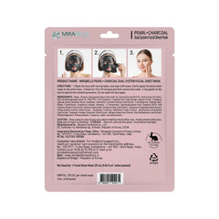 Pearl + Charcoal Dual System Facial Sheet Mask