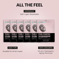 Pearl + Charcoal Dual System Facial Sheet Mask