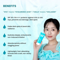 Hyaluronic + Collagen Moisture Sunscreen | Made in Korea