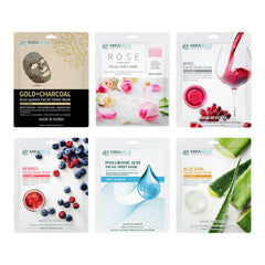Dry Skin Korean Face Mask Sheets ( Pack of 6 )