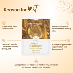Gold-Colla Hydrogel Mask