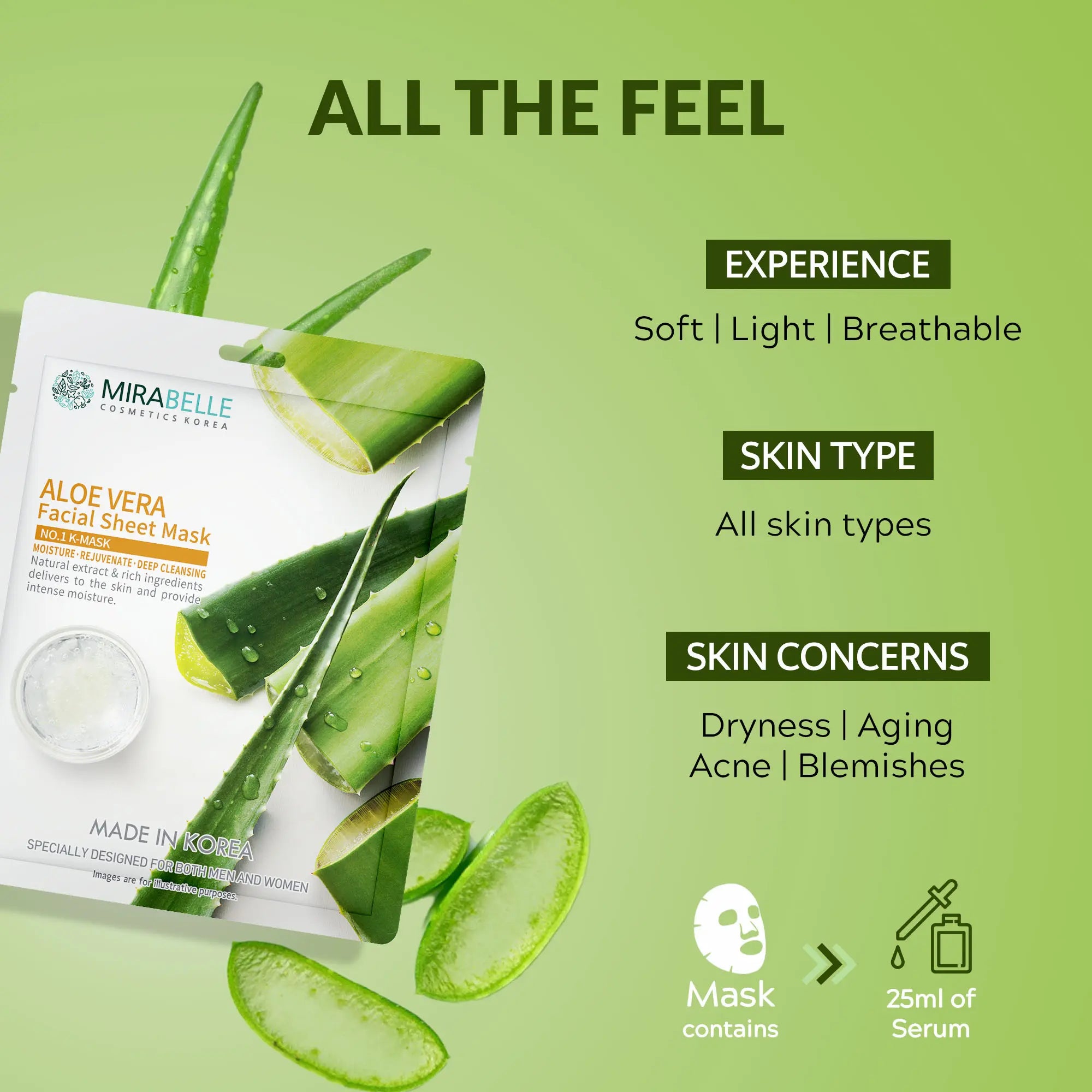 Aloe Vera Facial Sheet Mask