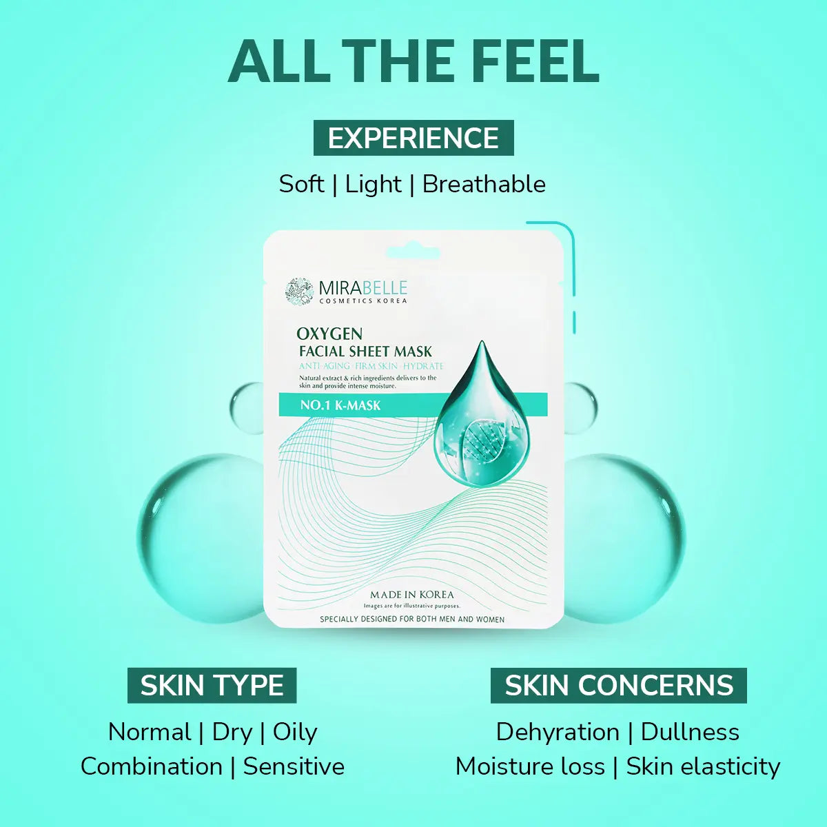 Oxygen Facial Sheet Mask