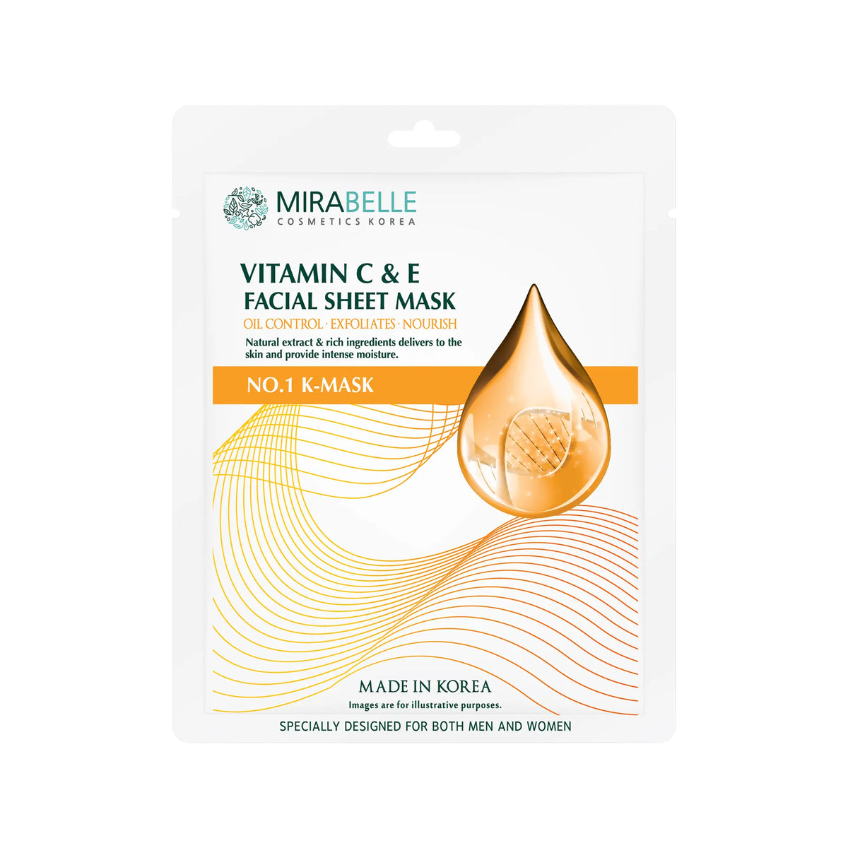 Vitamin C & E Facial Sheet Mask