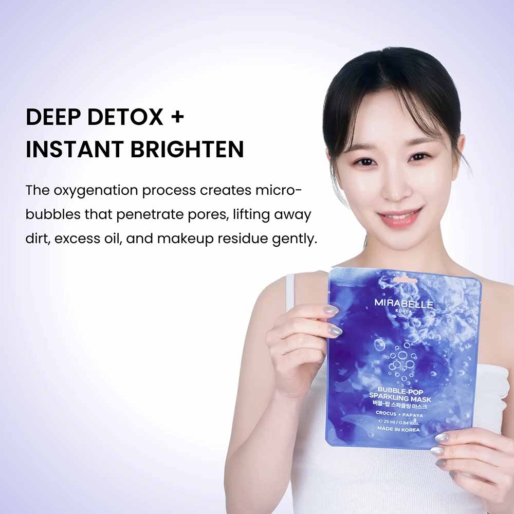 Bubble-Pop Sparkling Mask