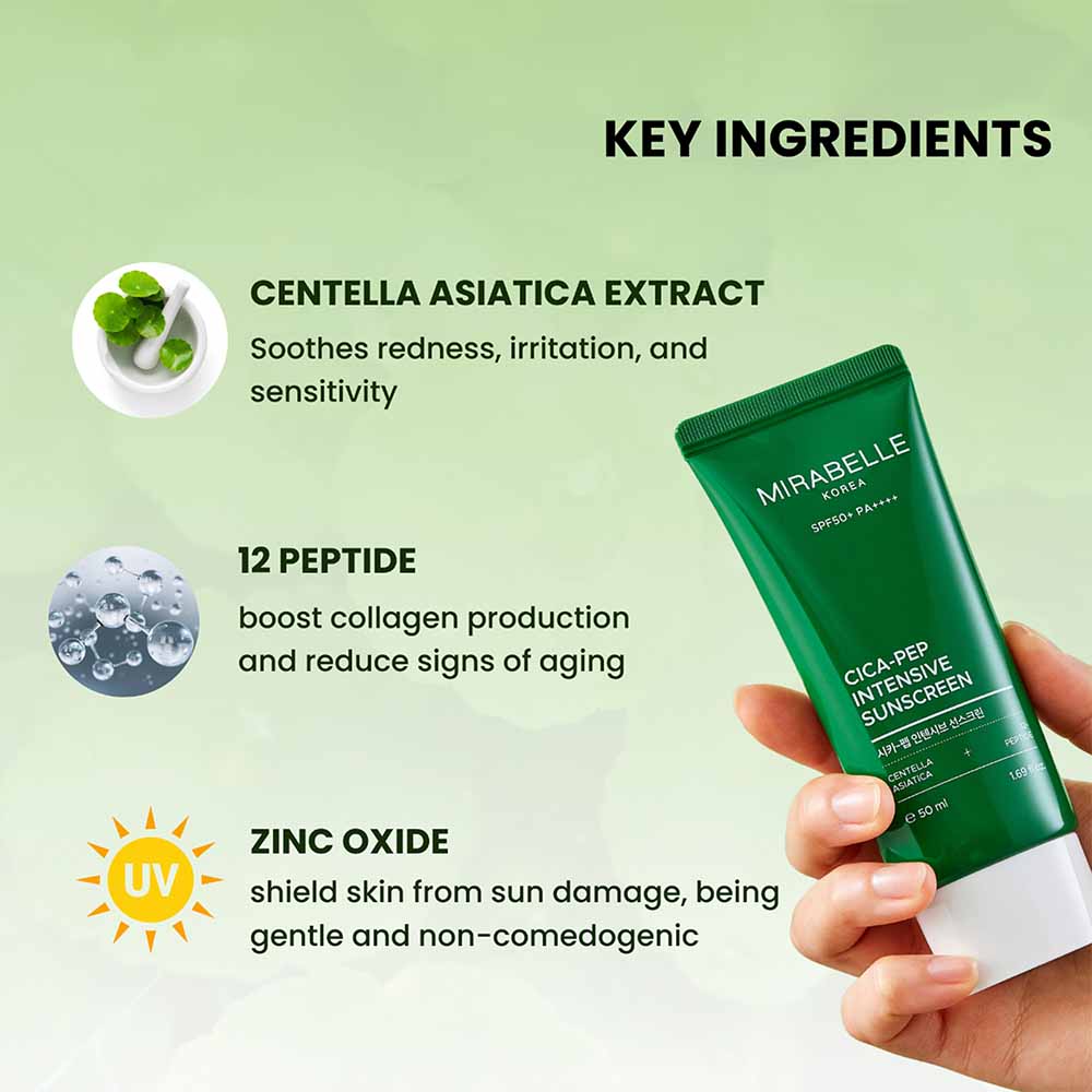 Cica + Peptide Sunscreen SPF 50+ PA++++