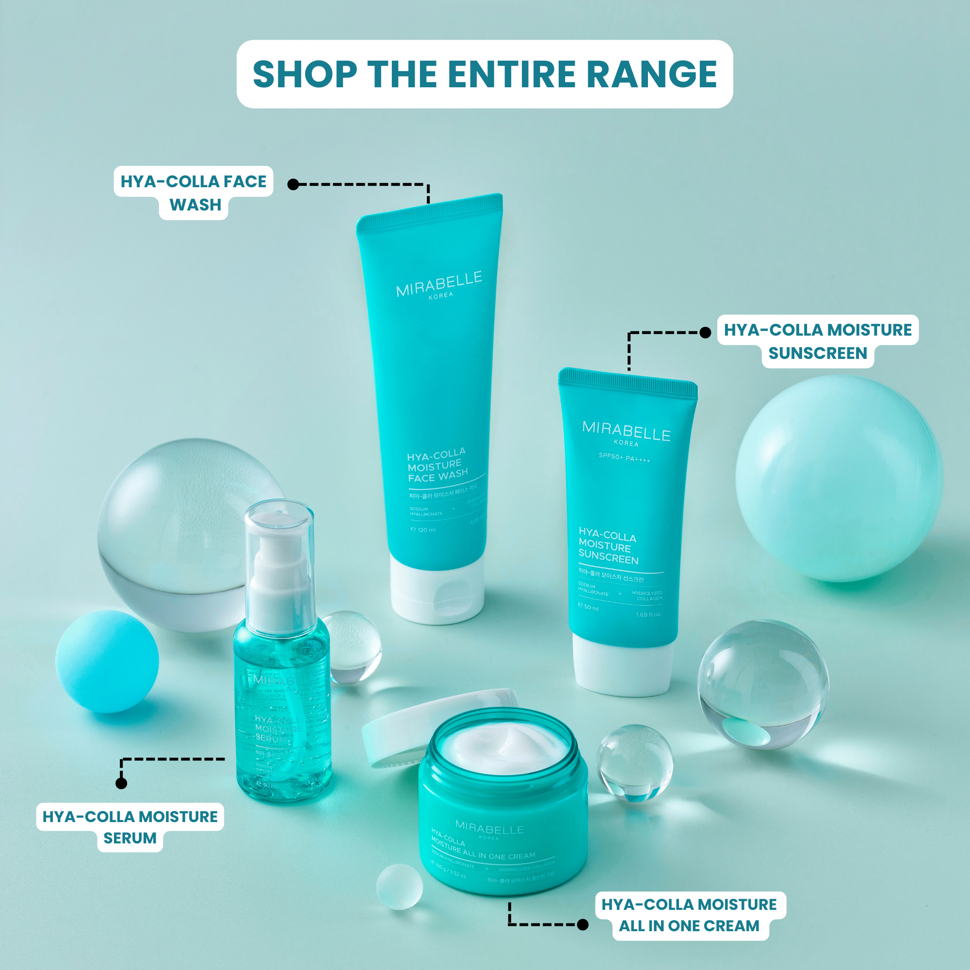 Hyaluronic + Collagen Moisture All in One Cream ( Day & Night )