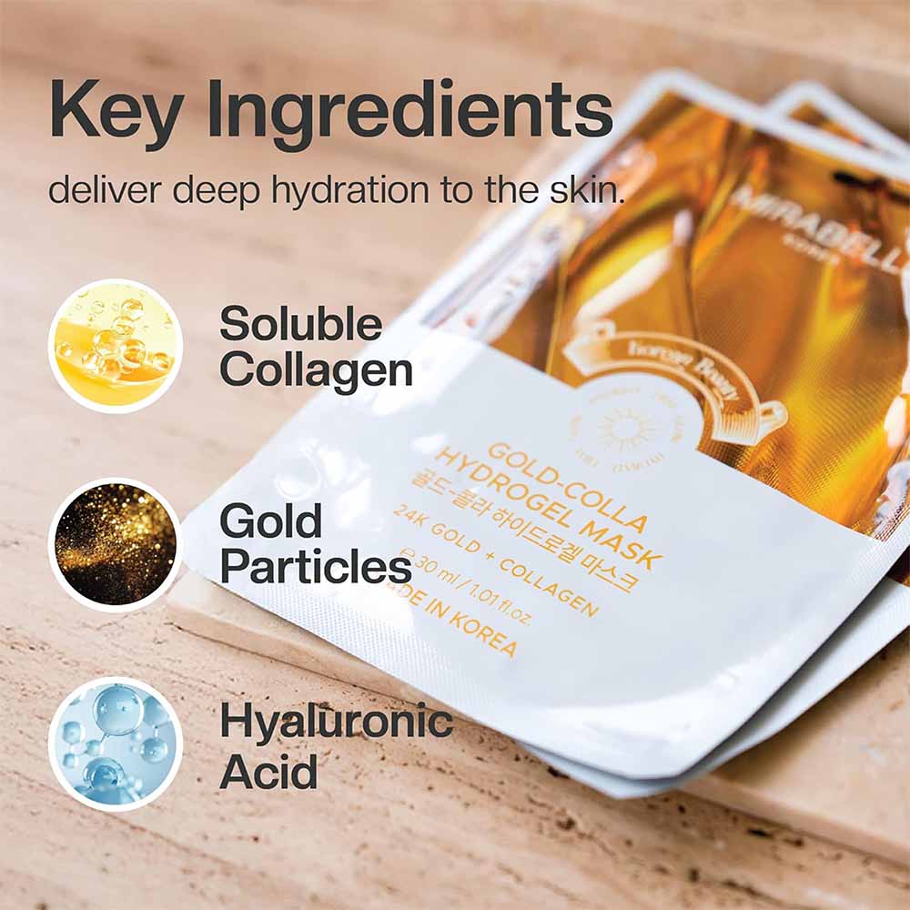 Gold Collagen Hydrogel Mask