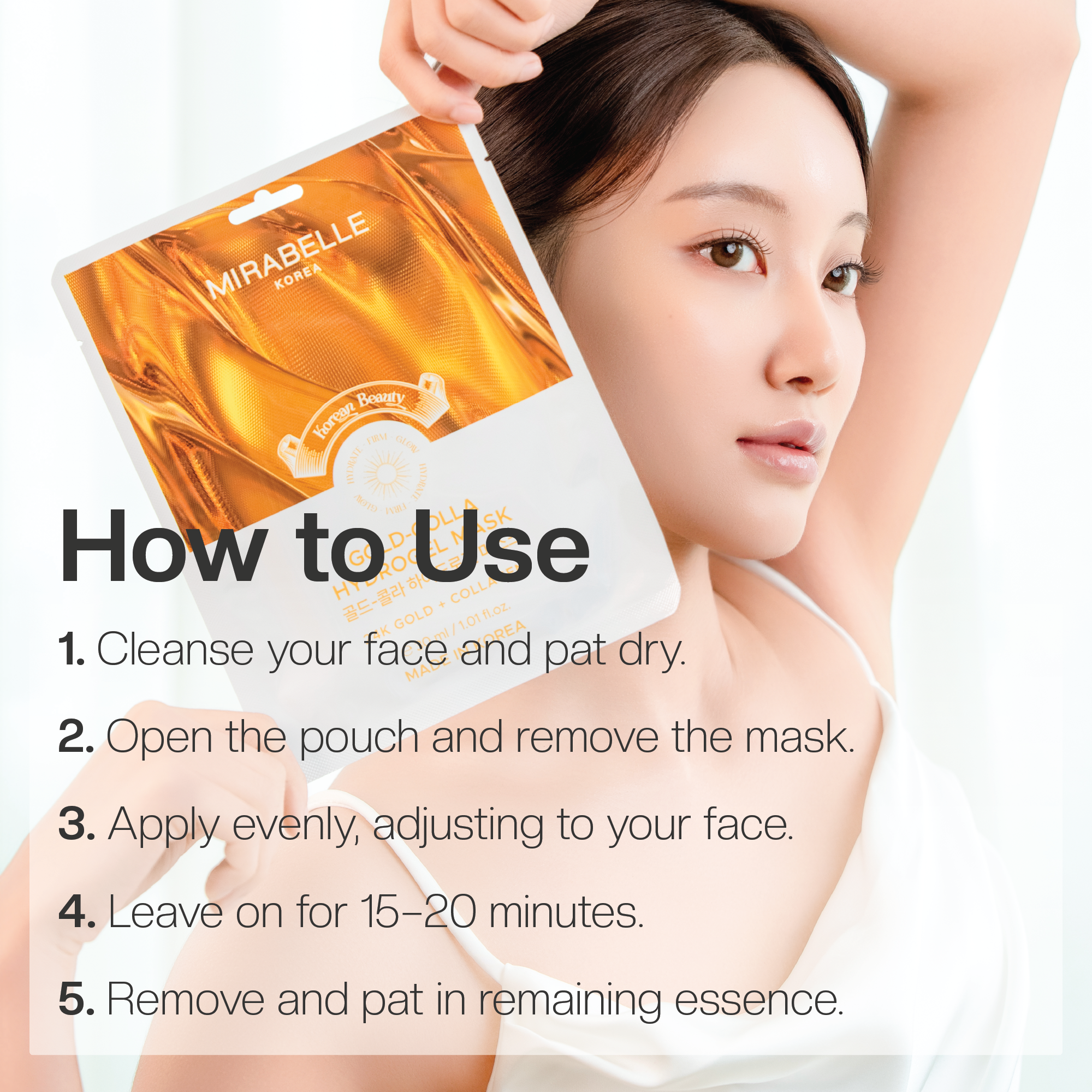 Gold-Colla Hydrogel Mask