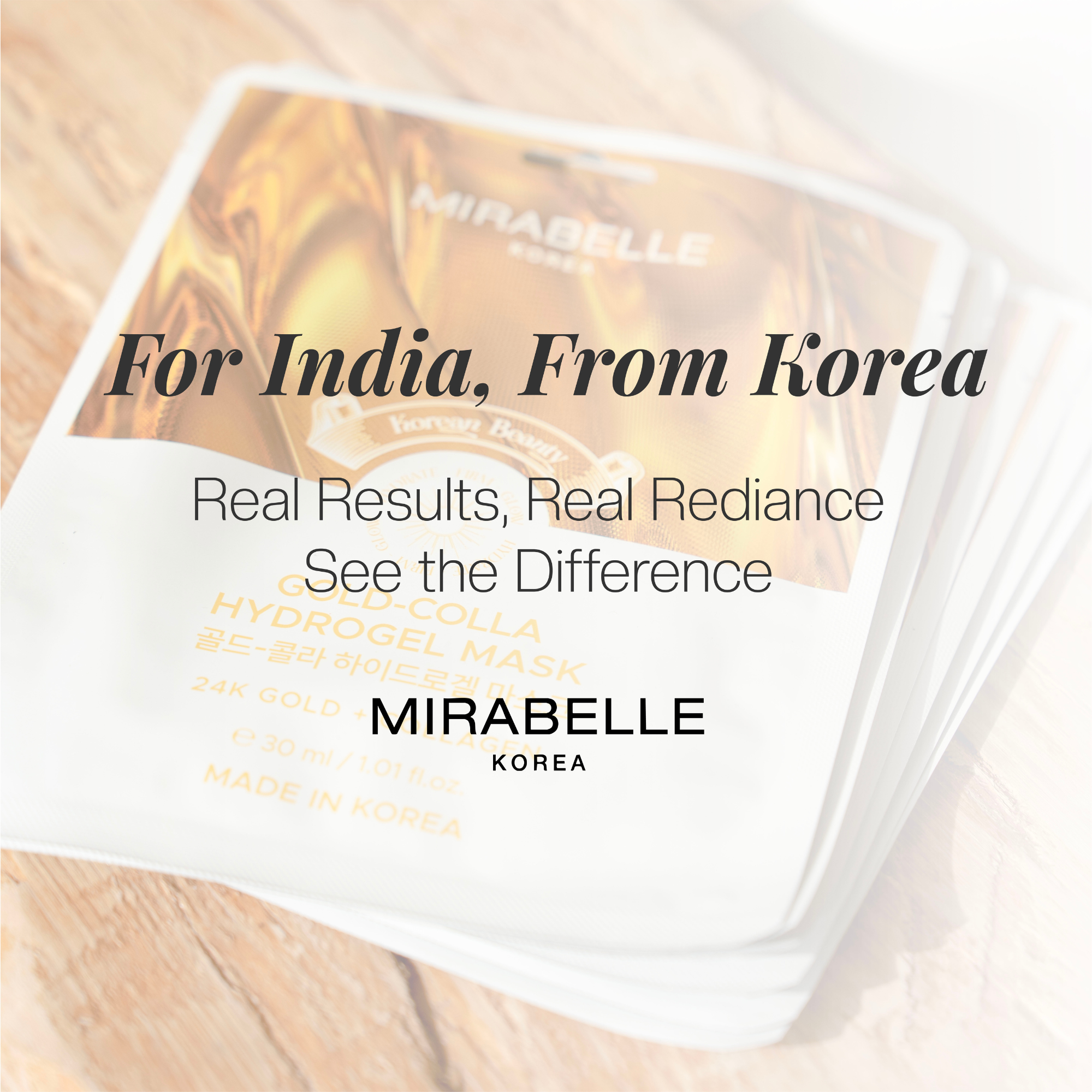 Gold-Colla Hydrogel Mask
