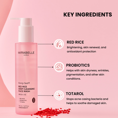 Hong Ssal Red Rice Deep Cleansing Face Wash