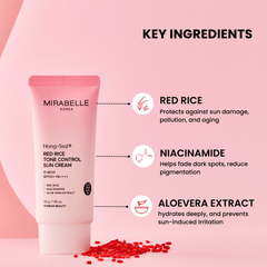 Hong Ssal Red Rice Tone Control Sun Cream