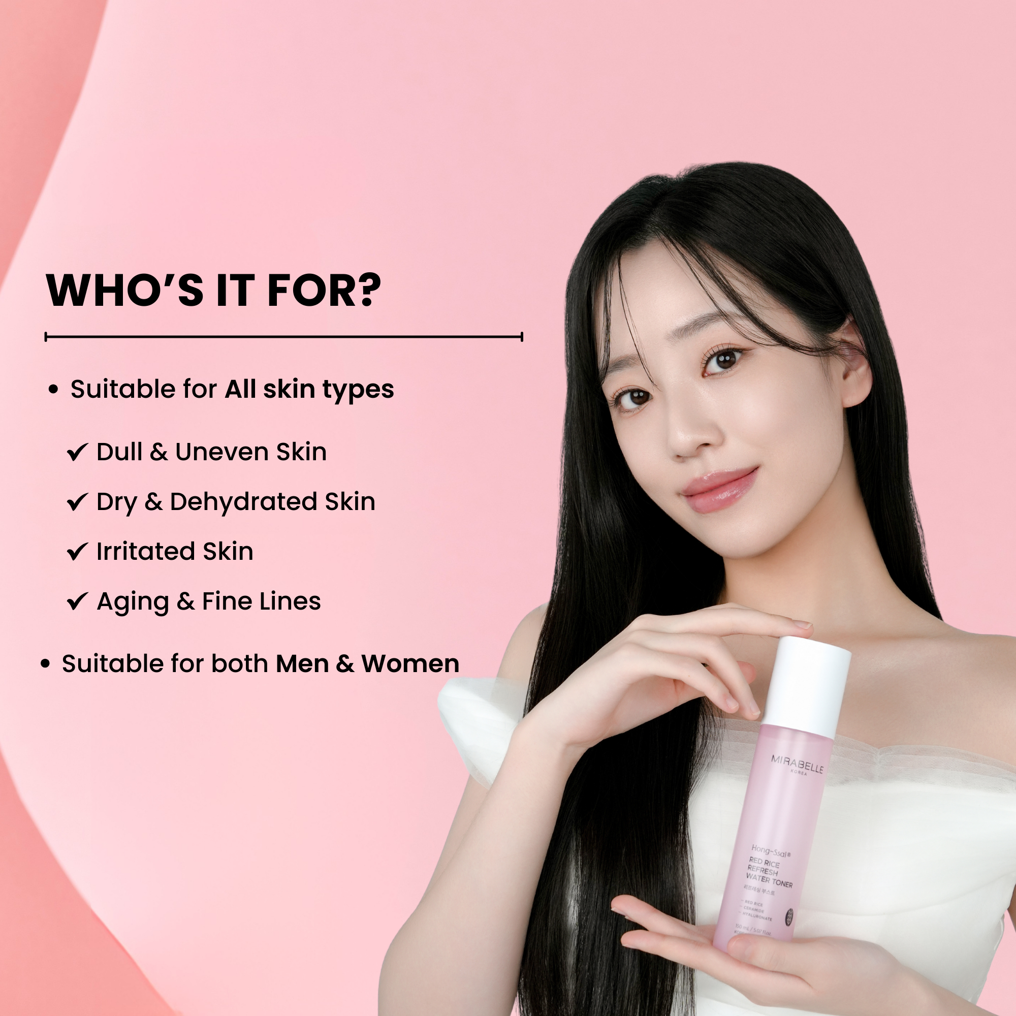Hong Ssal Red Rice Refresh Water Toner