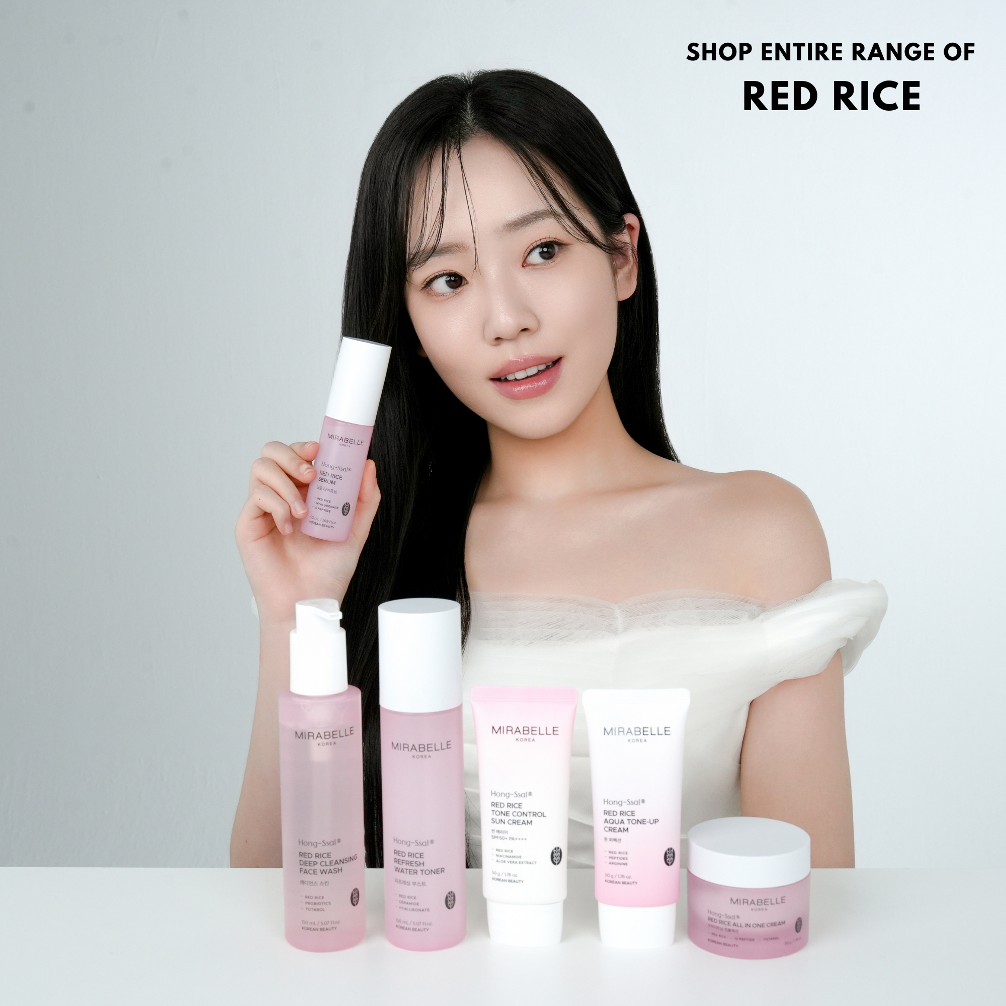 Hong Ssal Red Rice Aqua Tone Up Cream