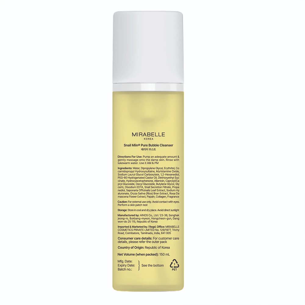Snail Miin Pure Bubble Cleanser