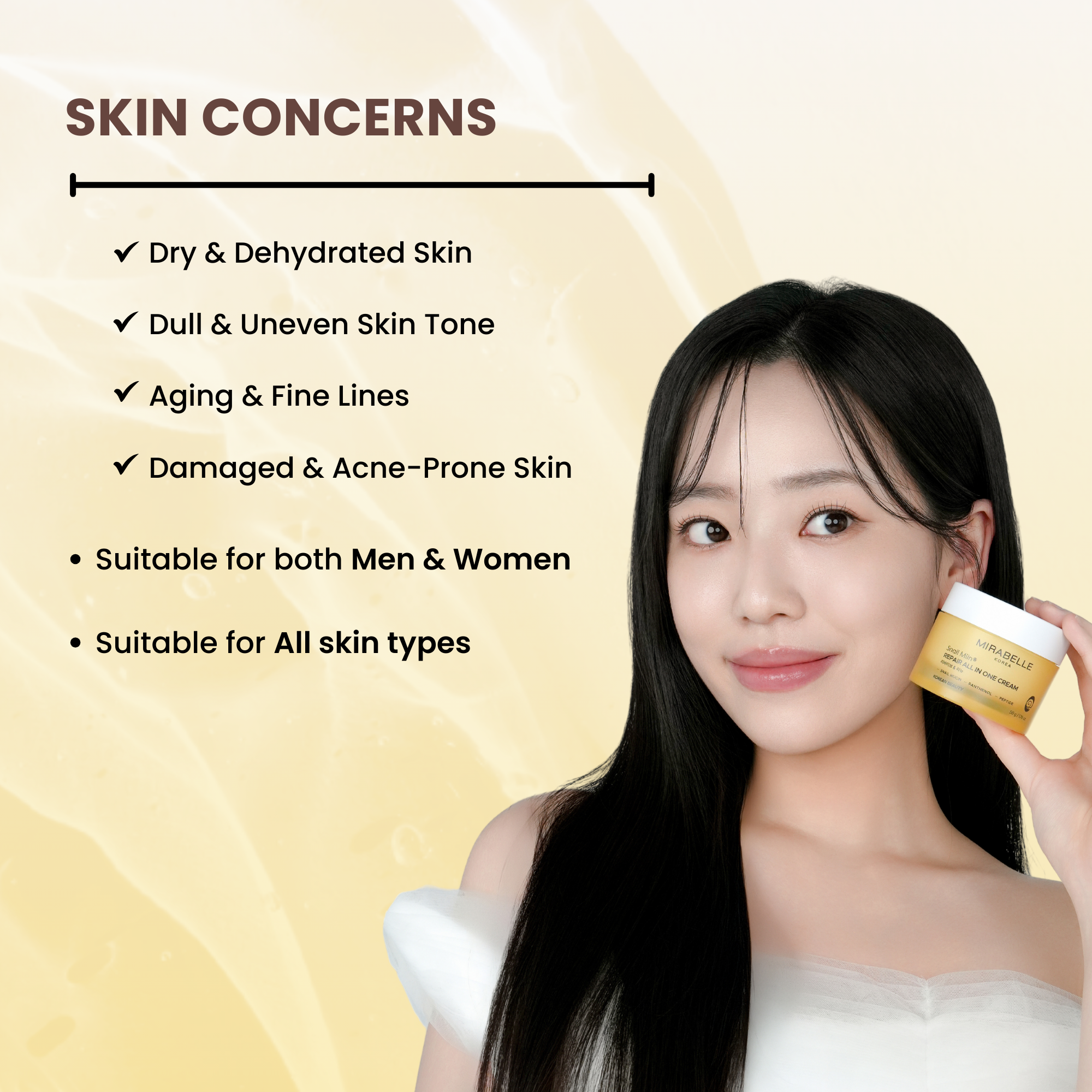 Snail Miin Repair All In One Cream ( Day & Night )