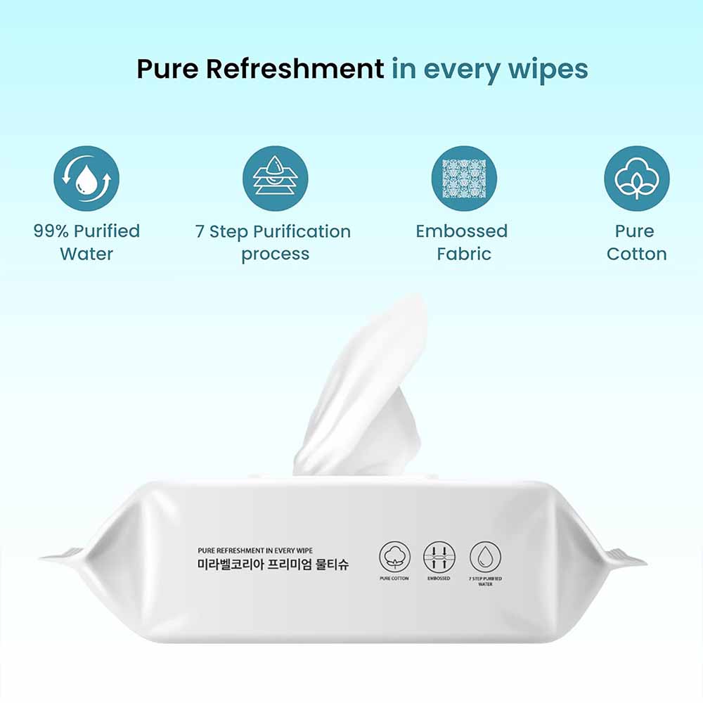 Makeup Remover Wet Wipes ( 100 Wipes )